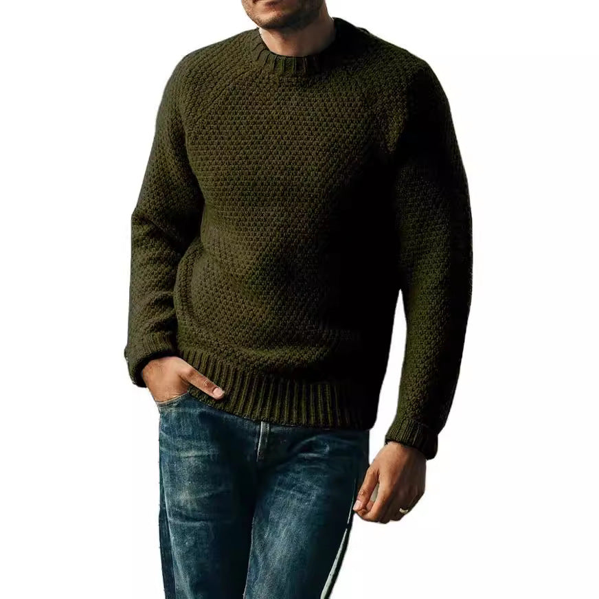 Men's knitted sweater with a timeless structured design Lune London