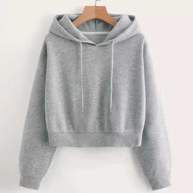 Amarae Casual Cropped Hoodie for Women