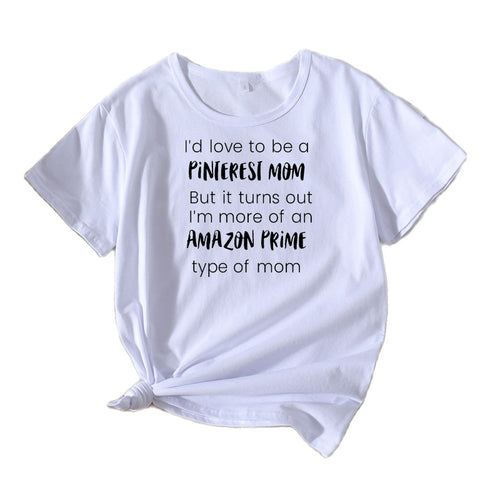 Ladies Casual Humor Graphic T-shirt Amarae 1751262486