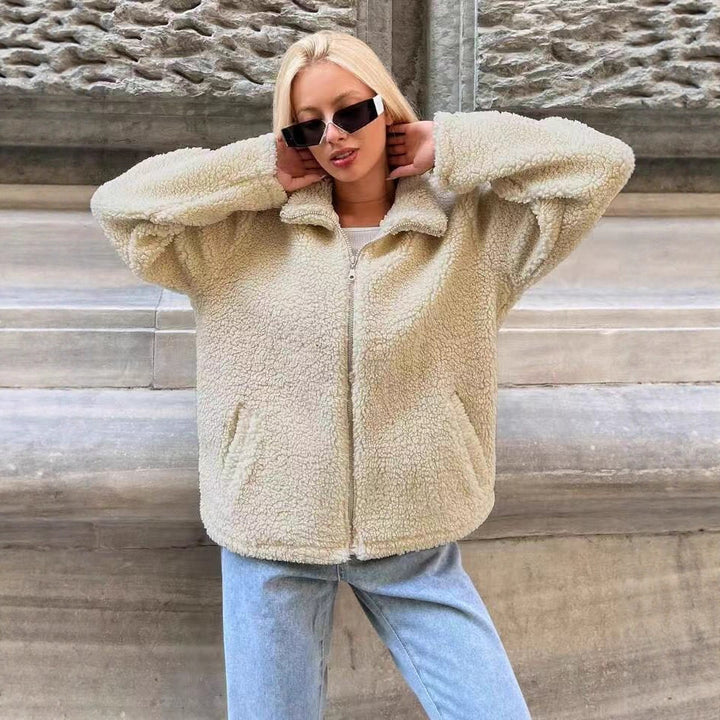 Ladies cozy fleece jacket Lune London
