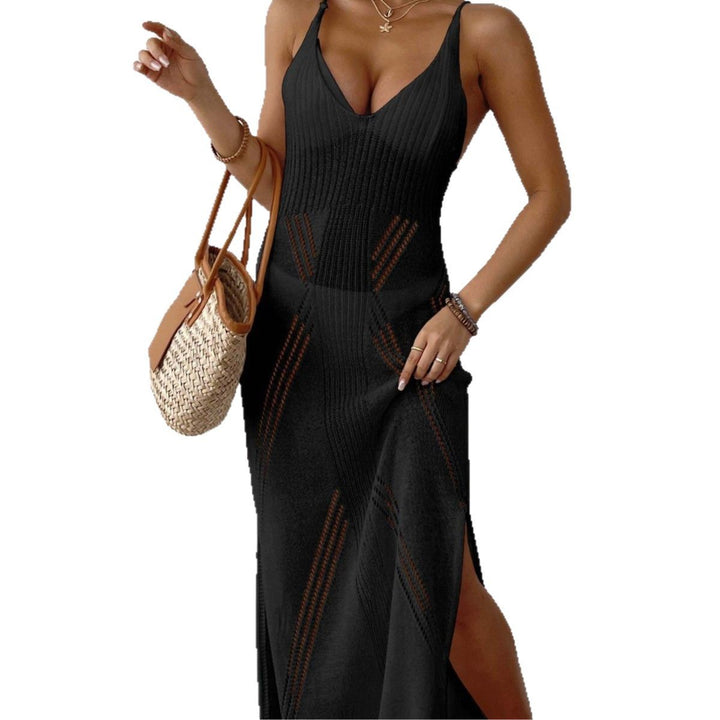 Elegant knit maxi dress for women Lune London