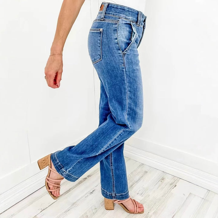 High-waisted wide jeans for women with a comfortable fit Chic & Stil