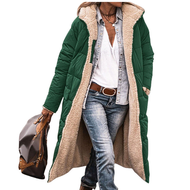 Lune London | Women's long, padded winter jacket with hood and stylish cut