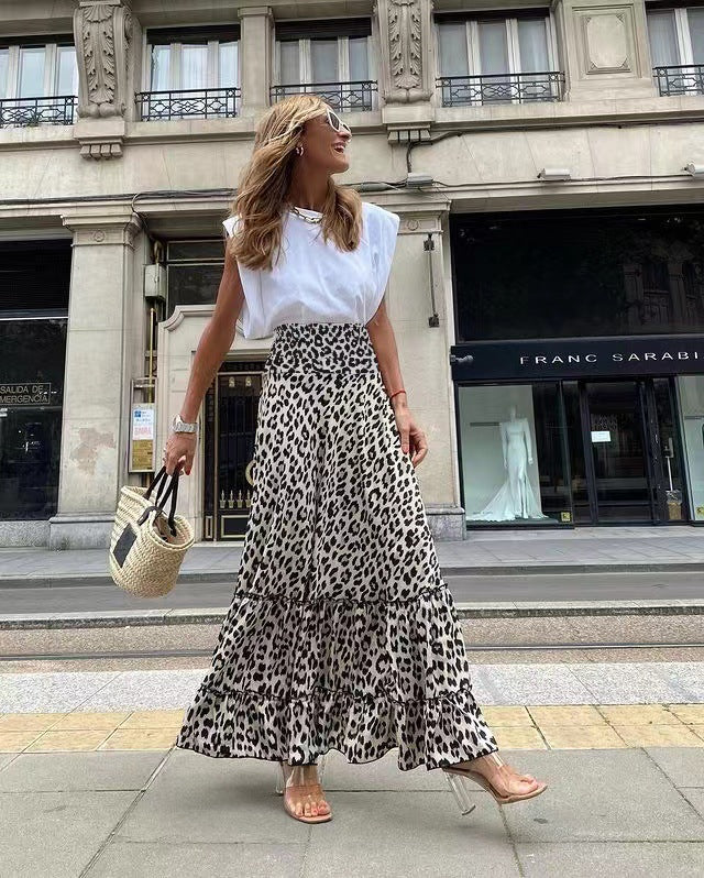 Ladies Elegant Chic Maxi Skirt