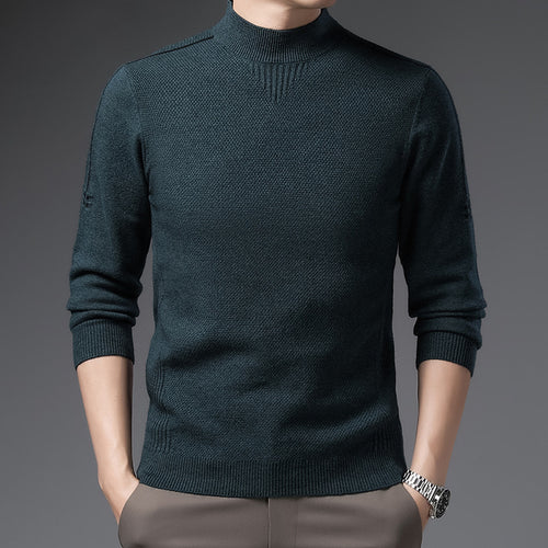 Pullover for men with elegant high collar Amarae