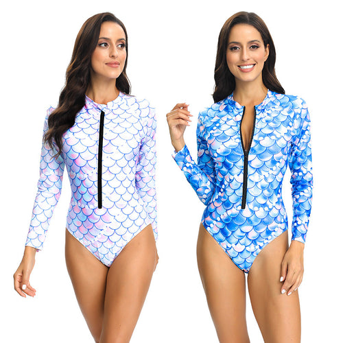 Swimsuit women UV protection long sleeves and zipper Amarae