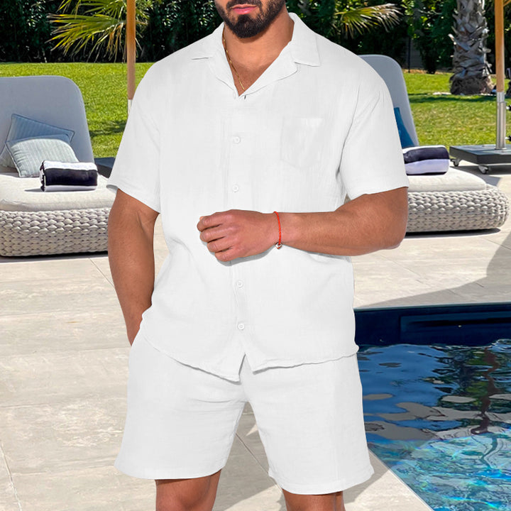 Men's summer high short sleeve with comfortable shorts Lune London