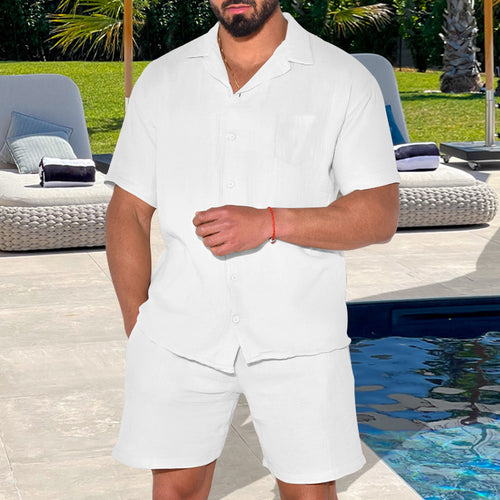 Men's summer high short sleeve with comfortable shorts Amarae