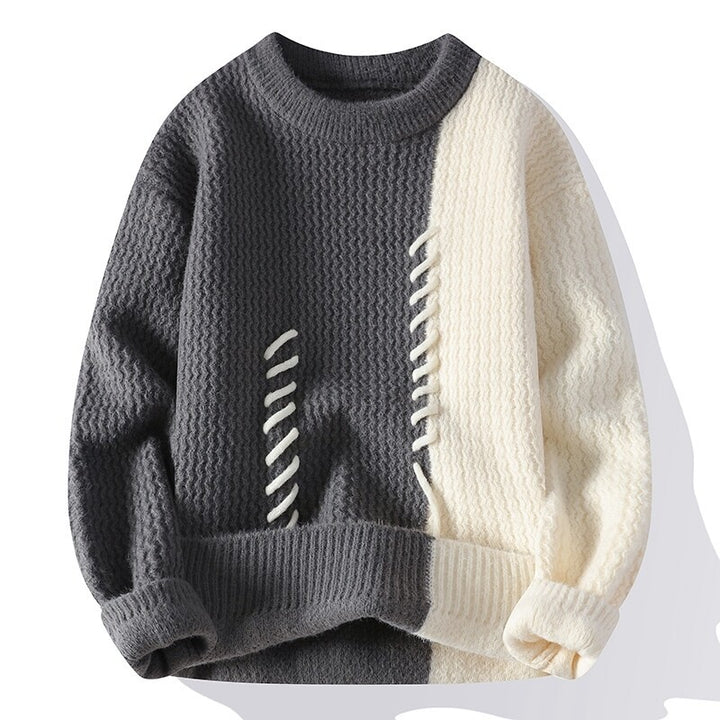 Women's structured sweater with a unique design and a woven pattern Lune London