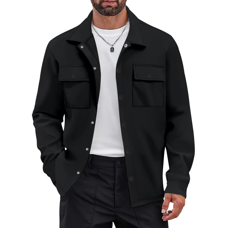 Trendy shirt jacket for men with practical pockets and innovative comfort Lune London
