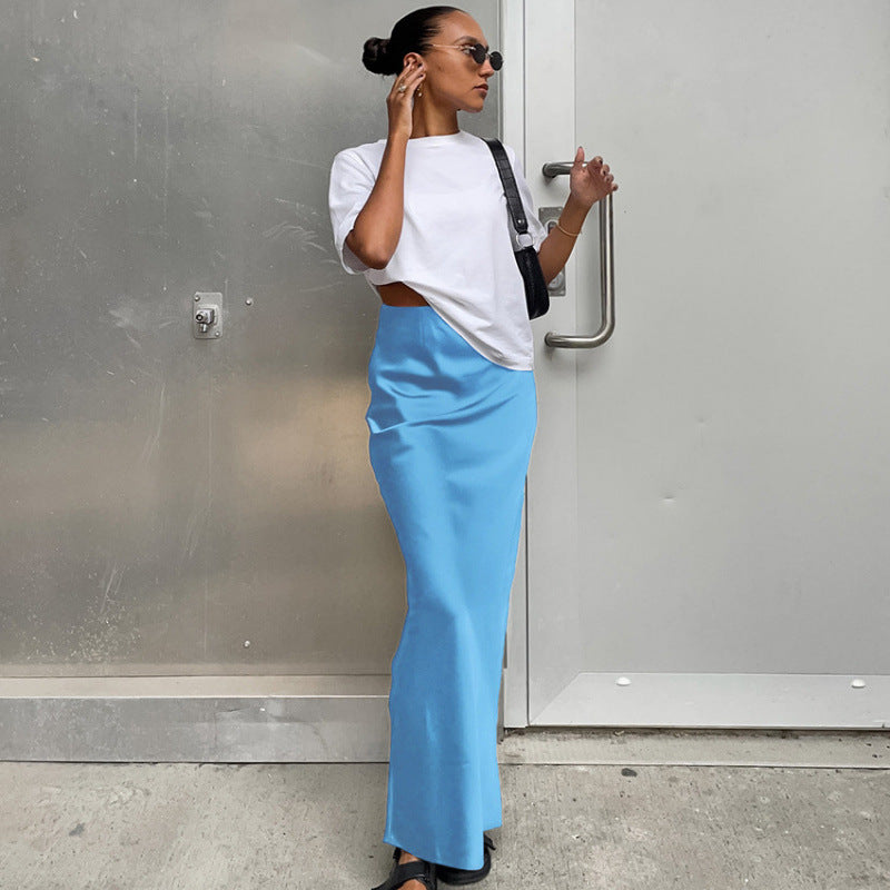 Elegant midi skirt Lune London for women