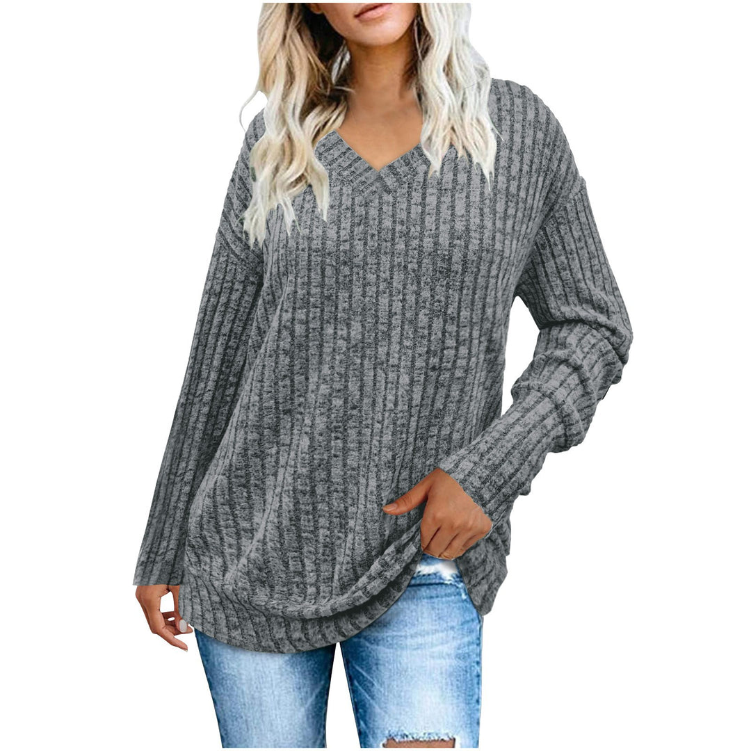 Women elegant V-neck sweater Lune London