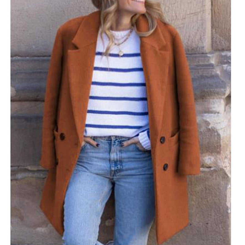 Elegant wool coat for women Amarae