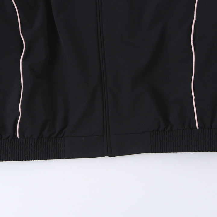 Women wide training pants with contrasting piping and elastic waistband Amarae