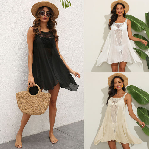 Ladies Crocheted Beach Dress Airy Cover-Up Amarae