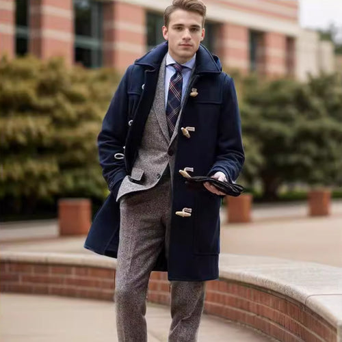 Chic and Stylish Men's Duffle Coat