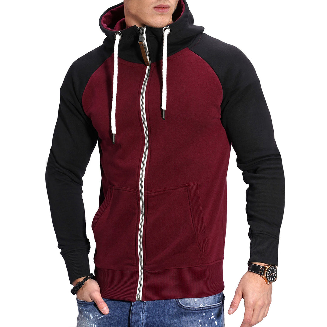 Man refined hoodie with high-quality zipper Lune London