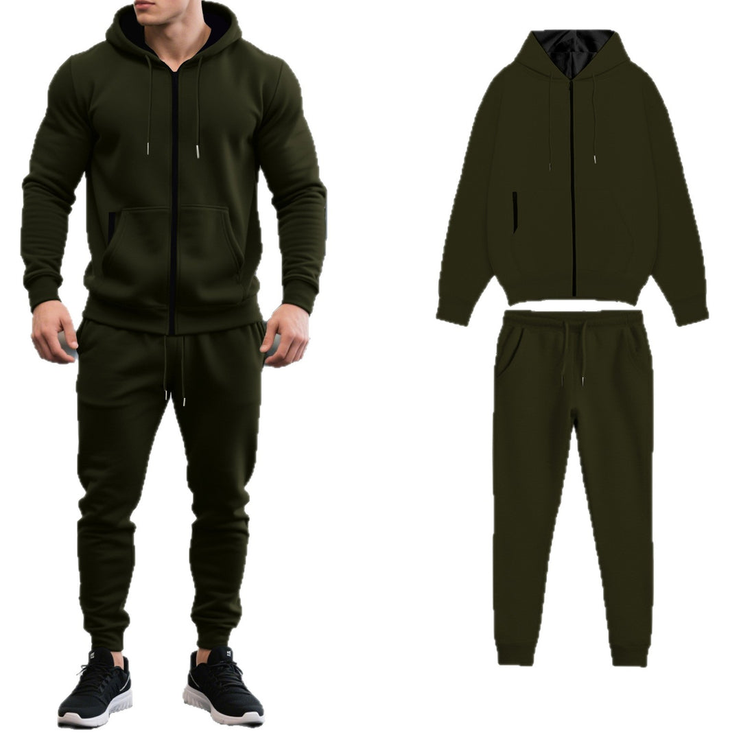Men's sports suit with hood and practical pockets Lune London
