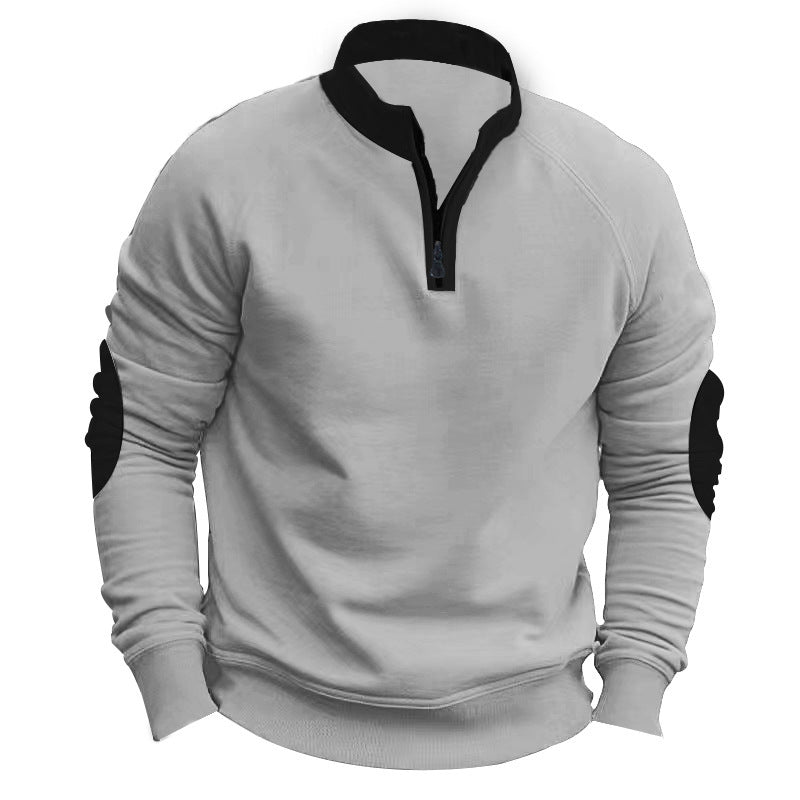 Amarae men's sporty sweater with zipper