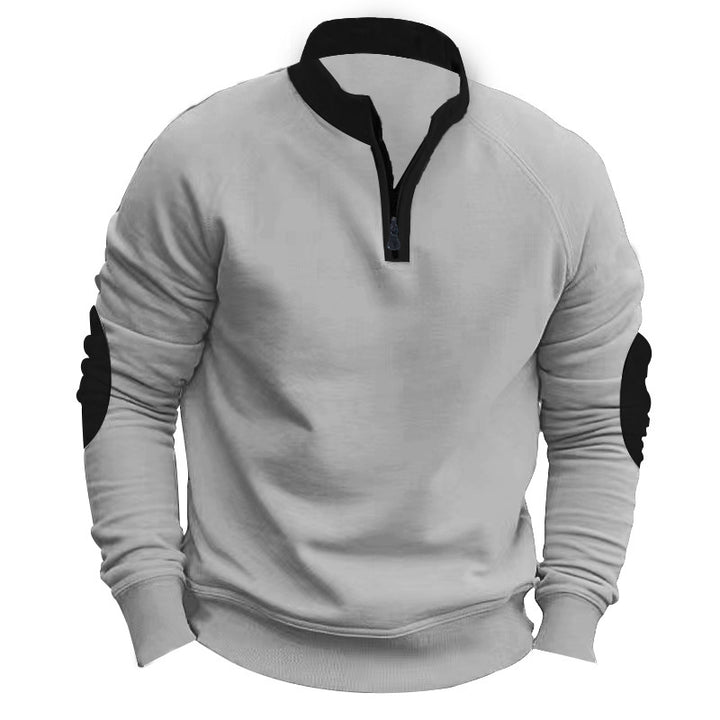 Amarae men's sporty sweater with zipper