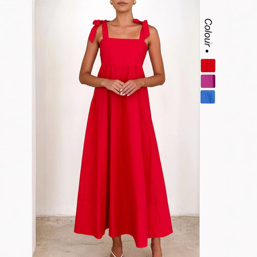 Women's maxi dress with adjustable straps Amarae