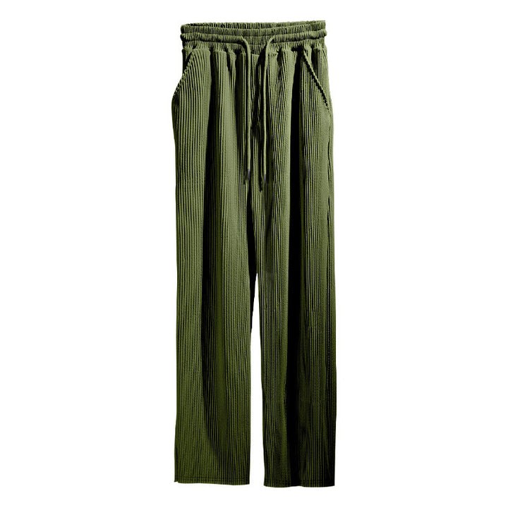 Casual pants for men with elastic waistband and side pockets Lune London