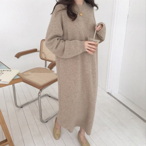 Oversized high-quality wool dress for ladies Amarae