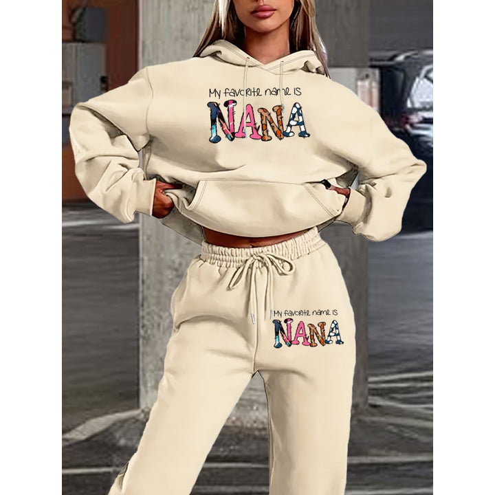 Women's tracksuit with creative lettering and comfortable fit Lune London