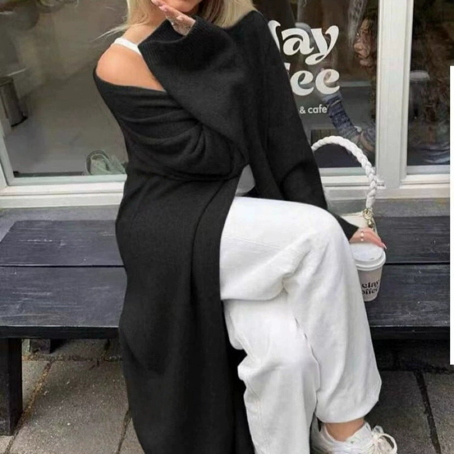 Ladies oversized casual cardigan Lune London