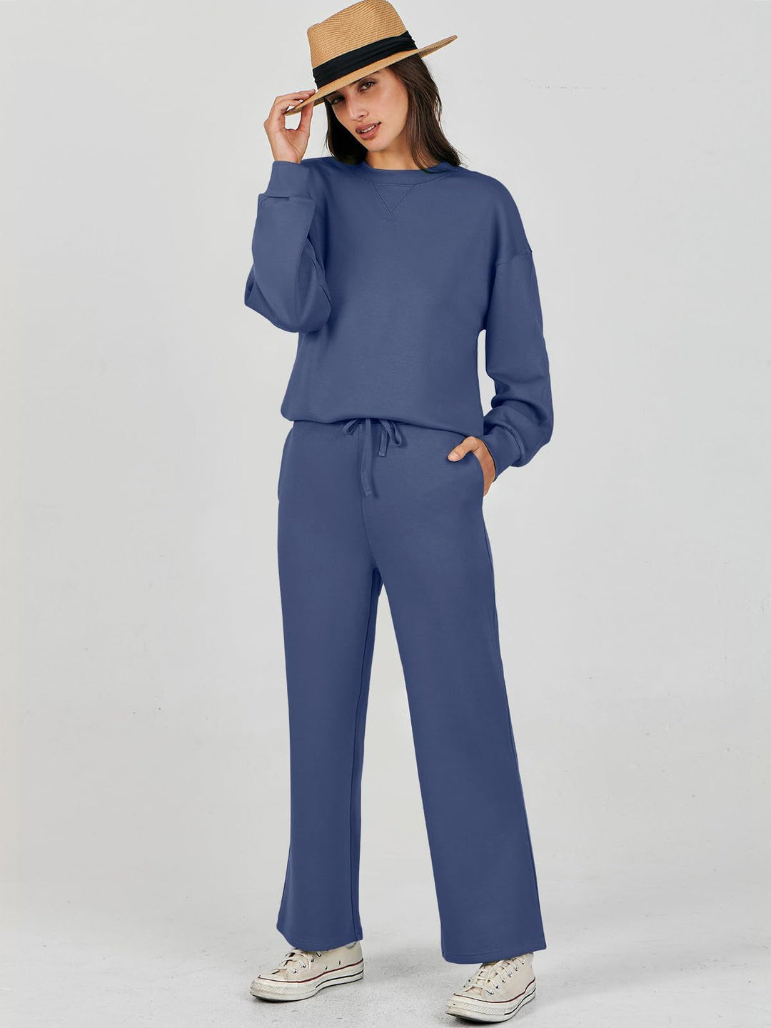 Amarae casual sweatshirt sports set for women