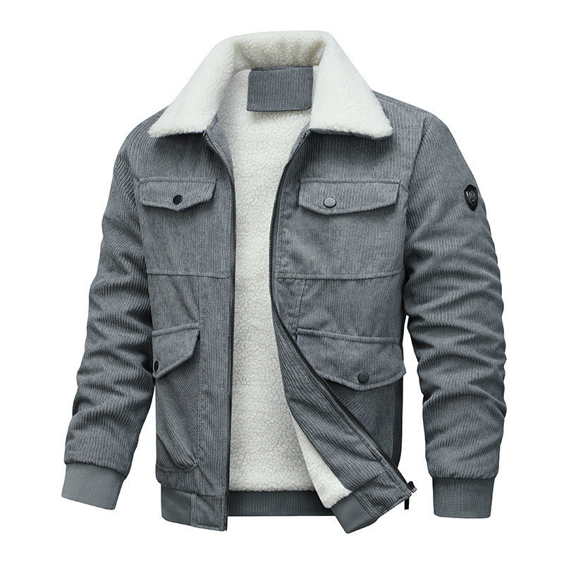 Trendy corduroy jacket for men with soft lining Amarae