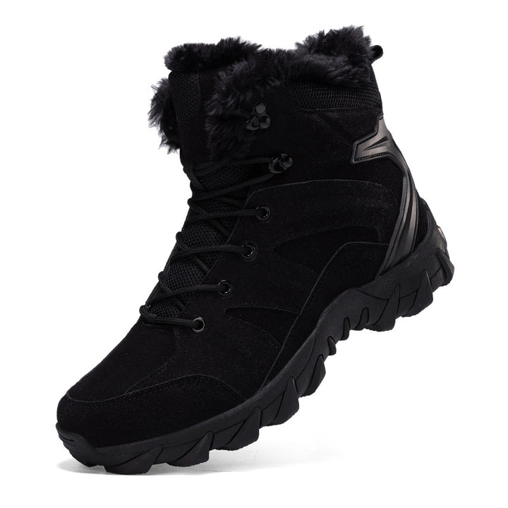 Women's Insulated Ankle-High Winter Outdoor Boot with Faux Fur Lining and Traction Trail Profile Sole Amarae