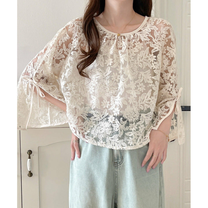 Lune London Floral Lace Blouse for Women