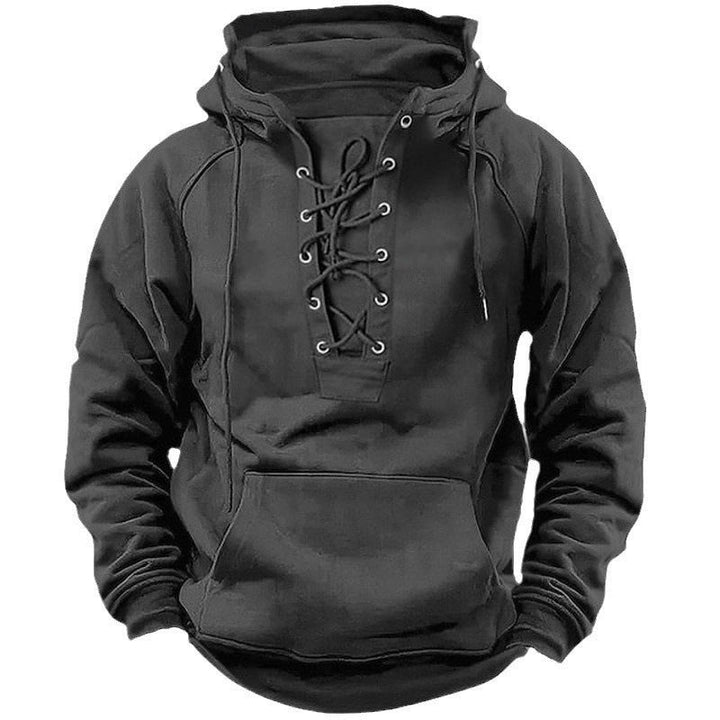 Amarae | Men's hoodie with modern lace-up design and soft inner lining