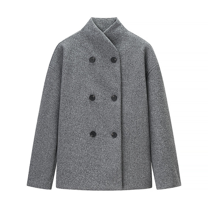 Women wool coat with classic cut Lune London