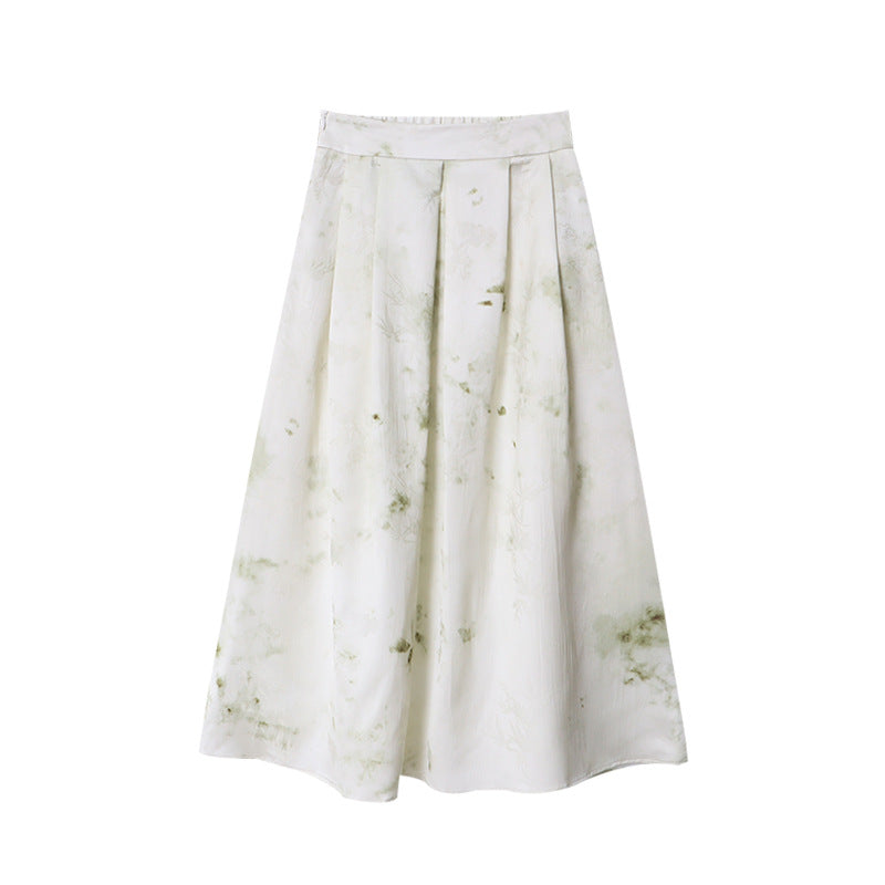 Ladies Elegant Maxi Skirt with Floral Pattern Chic & Stil