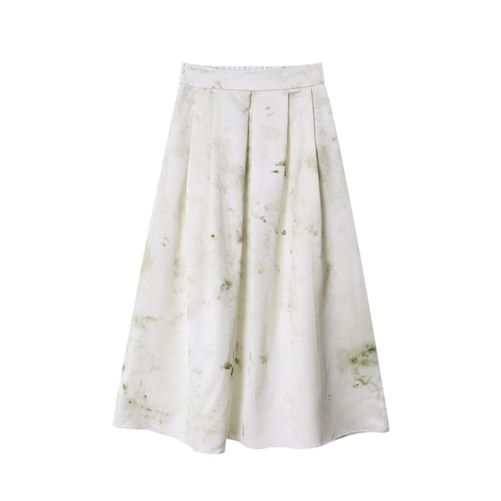Ladies Elegant Maxi Skirt with Floral Pattern Chic & Stil