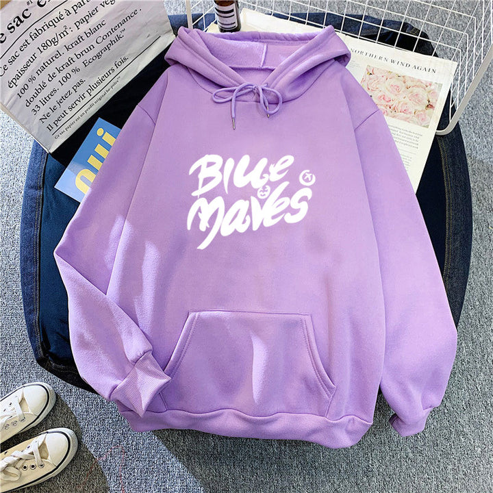Women's hoodie with eye-catching print Chic & Stil