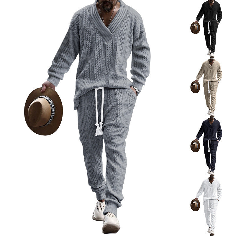 Men Knitted Sweater and Jogging Suit Lune London