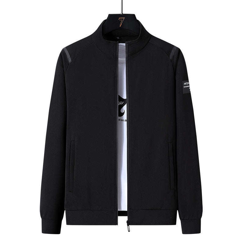 Men's sporty tracksuit set with zip jacket, round neck sweatshirt and slim fit jogging pants Amarae