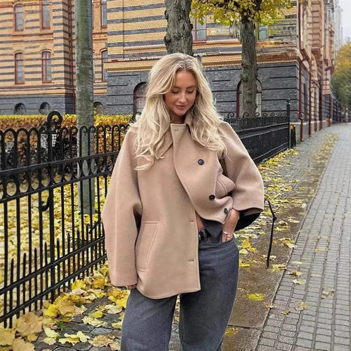 Casual fleece overshirt jacket for women Amarae
