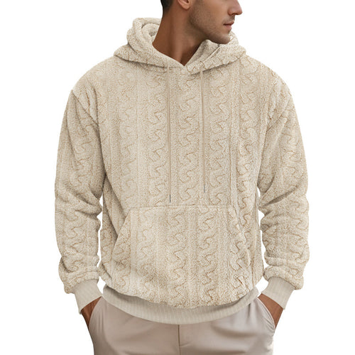 Men's comfortable fleece hoodie with hood and kangaroo pocket Amarae