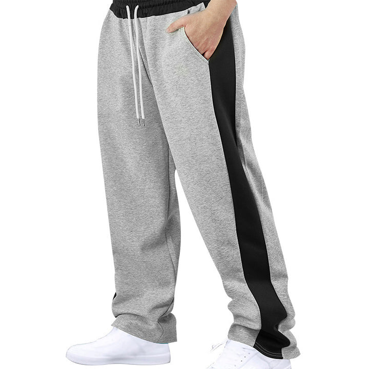 Lune London men's athletic leisure pants with side stripes