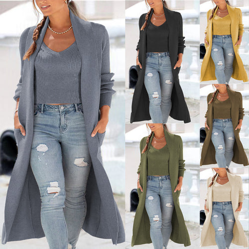 Open-cut knitted women's jacket with fine ribbed structure Amarae
