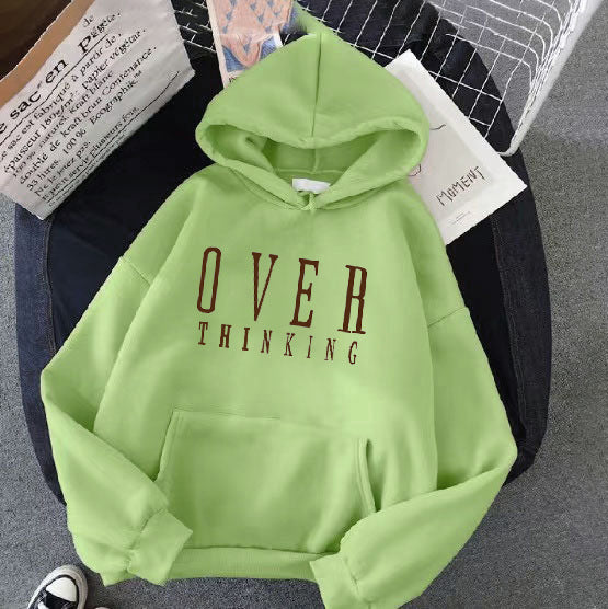 Women's hoodie with creative typography design Chic & Stil