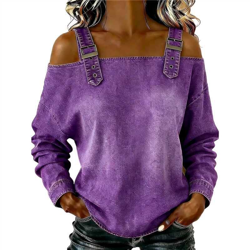 Women's casual sweatshirt with decorative shoulder details Chic & Stil