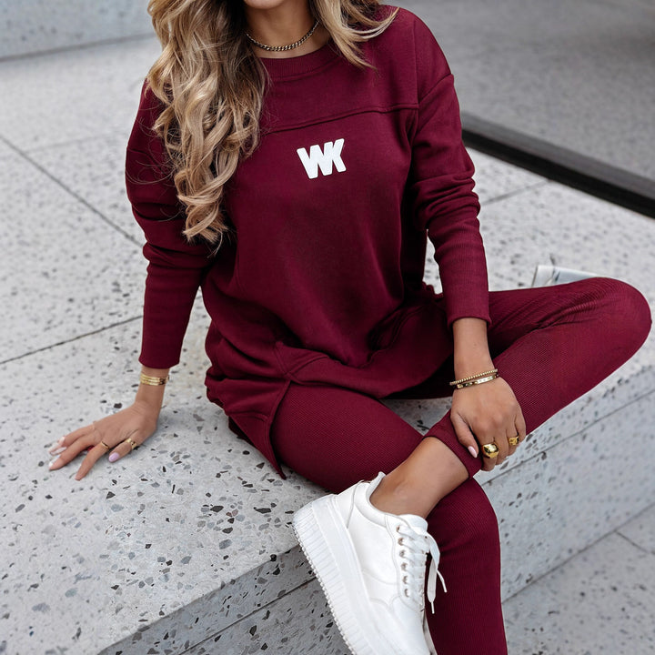 Lune London Sweatshirt and Leggings Casual Set for Women