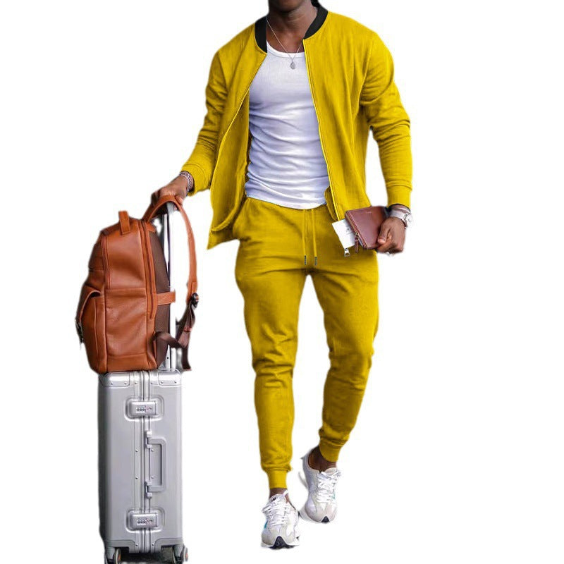 Men's sporty travel set with light jacket and jogger pants Lune London