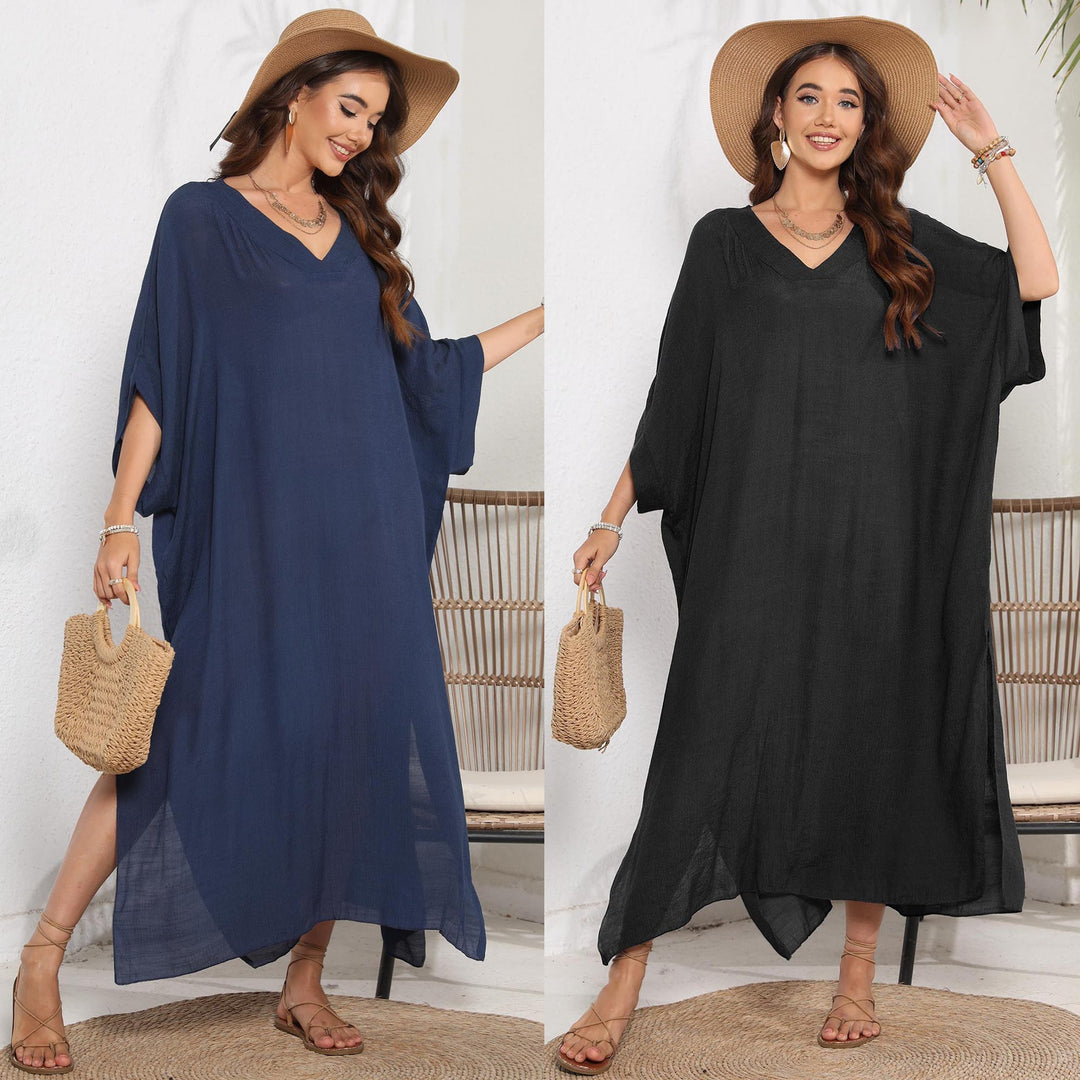 Ladies Tunic V Neck Dress Lune London
