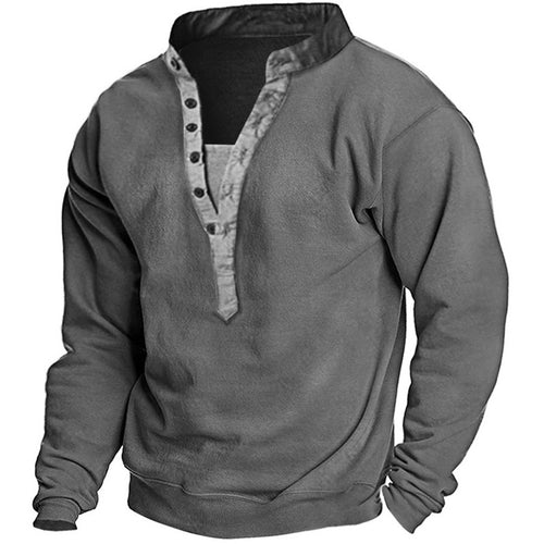 Long sleeve shirt for men with elegant button closure and practical chest pocket Amarae